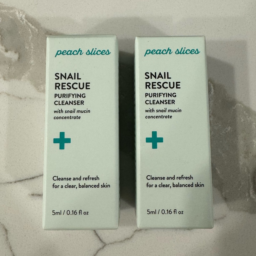 🌸5/$25🌸 Peach & Lily peach slices snail rescue purifying cleanser